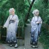 Yukata Kimono Plus Cosplay Japanese Gray R-Dream Women's Set, Yuki-onna, Size, Costume, Style, Yukata, Halloween, Festival, (Size Small)