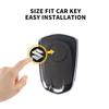 14mm Car Remote Key Sticker Aluminum Emblem Decal For Suzuki Vitara Jimny Alto Scross Baleno Samurai Kaiser Across Kizashi Swift