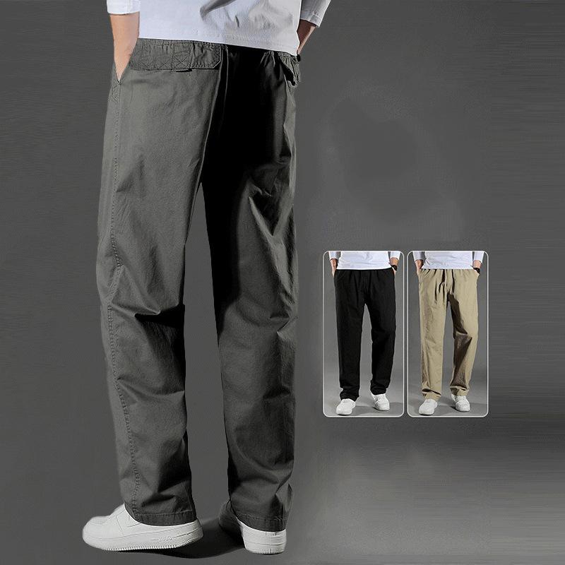 Ανδρικά Καλοκαιρινά Ρούχα Φαρδύ Παντελόνι Αναπνέον Ίσιο Καθημερινό Παντελόνι Ανδρικό Παντελόνι Cargo