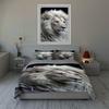 Majestic Lion Portrait. Bedding Duvet Cover Sets Duvet Covers Pillowcases Gifts (1 * Duvet Cover 2 * Pillowcases, Without Duvet Insert)