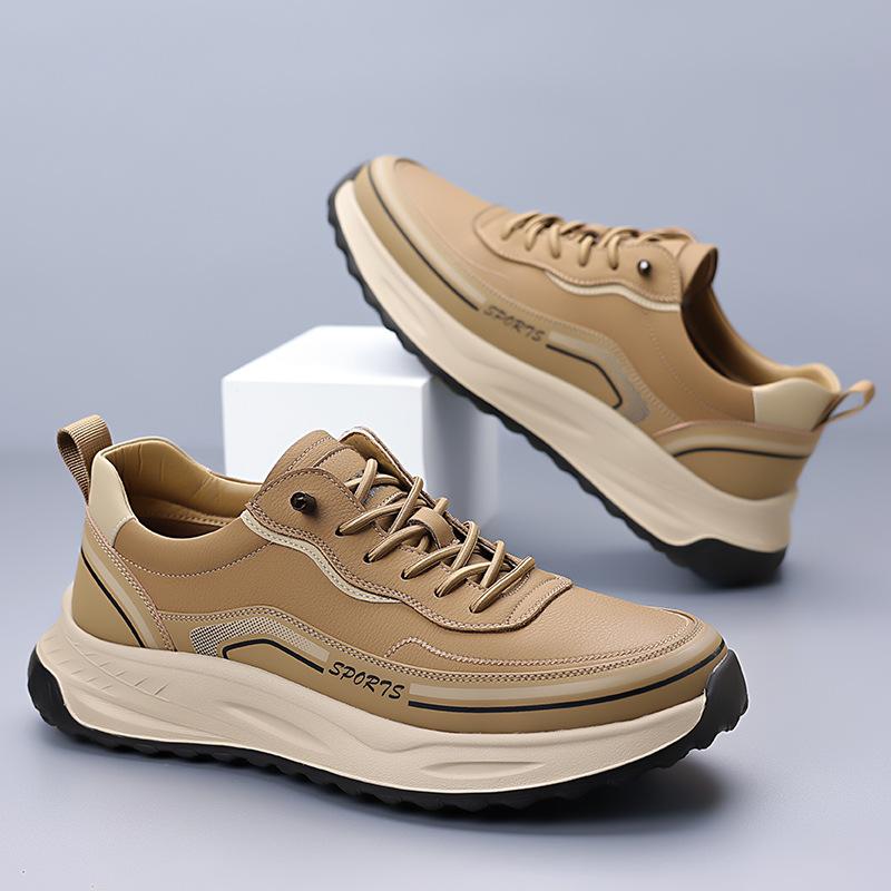 2025 Men's Shoes Spring Sports Shoes Casual Shoes Low Heel Non-slip Soft Sole Fashion Versatile Men's Shoes Tide