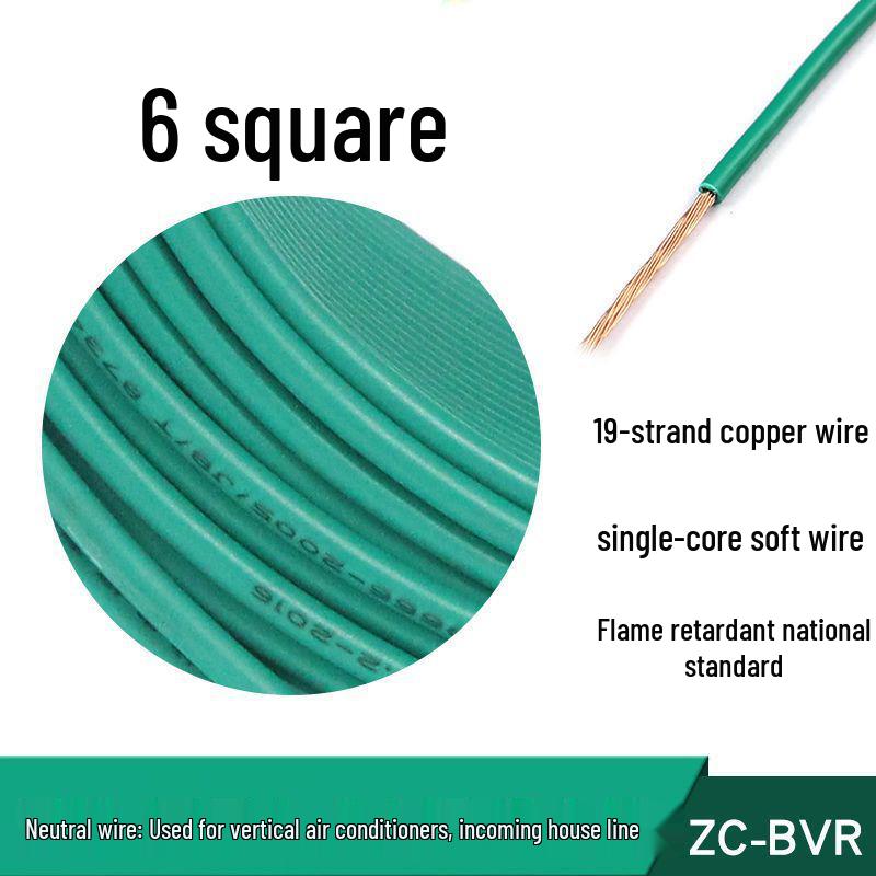 Zhujiang BVR 1.5 Sq Mm Soft Stranded Multi-Strand Copper Wire