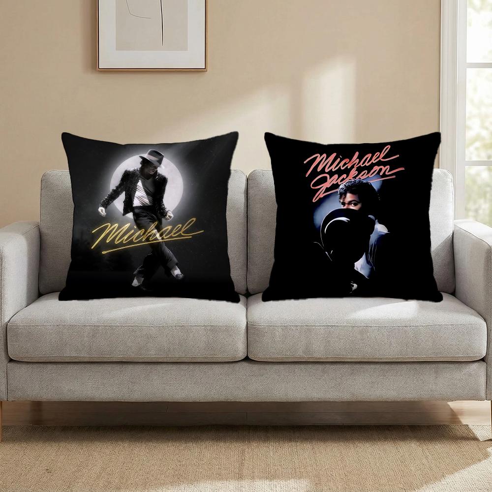 Singer - Michael Jackson Cushion Cover Cushion Cover Set 4Pcs 50x50 45x45 40x40 Pillowcase Decorative Sofa Home Decor