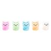 5/10/15-Piece Mini Lucky Cat Set Glow-in-the-Dark Edition Dollhouse Accessories Luminous Cat Home Desktop Decor