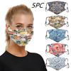 5pc Mouth  for    Face Mask Washable Earloop Mask
