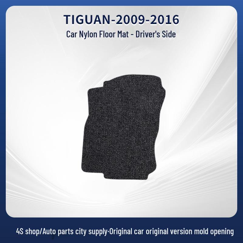 Black Nylon Floor Mats for Volkswagen Tiguan 2009-2016