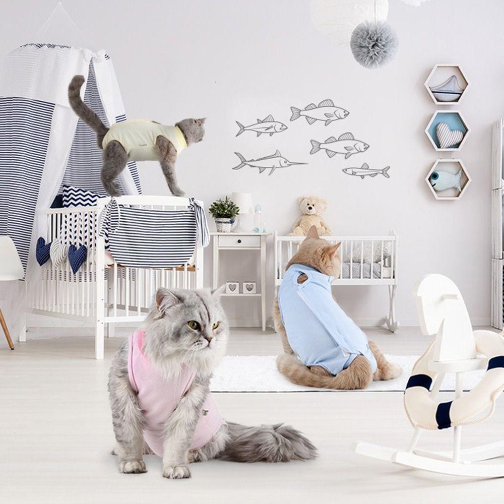 Shirt Weaning Anti-Licking Surgery Recovery Suit Pet Clothes Cat Vest Surgical Rehabilitation
