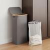 Bamboo Frame Foldable Laundry Basket Waterproof Dustproof