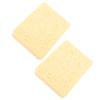 2Pcs Painting Sponge Rectangle Absorbent Sponge Set with Storage Box for Crafting Clning
