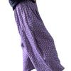 [Spot] Korean sweet floral casual pajama pants women's trousers summer walking pants home wide-leg trousers outer wear
