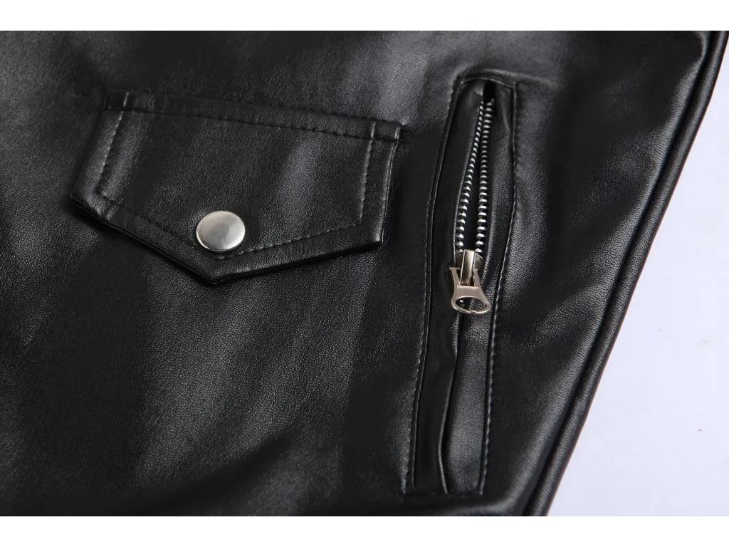 Gilet da Moto da Uomo in Pelle PU 2024 - Stile Caldo
