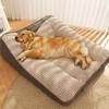 Four Seasons Large Dog Sleeping Pad - Removable, Washable Pet Mat with Crushed Sponge Filling