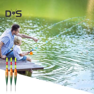 1 Set LED-beleuchteter Angelschwimmer, gut sichtbar, wasserdicht, mit weiter Wurfweite, beleuchtete Boje, Bobber-Schwimmer, Salzwasser, Süßwasser, Karpfenangeln, Zubehör