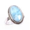 Natural Republic Larimar Gemstone 925 Solid Sterling Silver Gift Ring S.9 G2y34