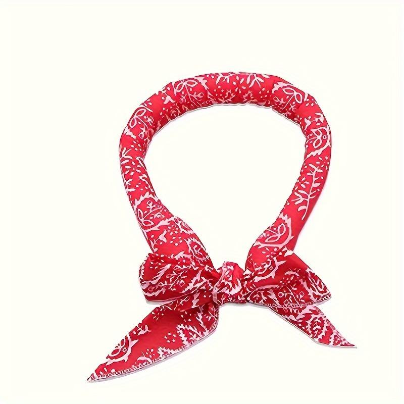 Ice Cooling Scarf Neck Wrap Headband Cooling Bandana Unisex Sun Protection Wristband Hair Tie for Sports Outdoor Activities
