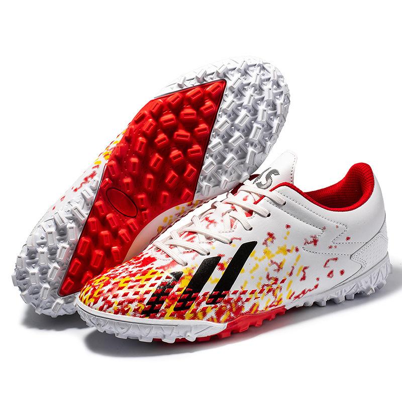 2025 new high-top mandarin duck football shoes men's broken nails children's girls AG long nails student training sports shoes