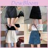 Denim Skirt Women High Waist A Line Summer Fashion Casual For Office Wear