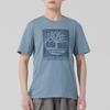 Timberland T-Shirts Men's Blue Crew Neck Moderate Straight Fit A6BBZ-758
