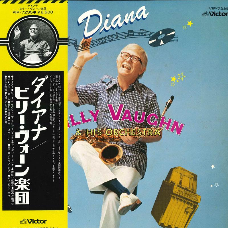 LP Record BILLY VAUGHN & HIS ORCHESTRA - Diana VIP7235 VICTOR 1977 Japan Obi New Age & Easy Listening Used
