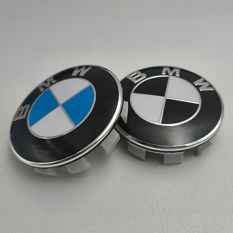 For BMW Se E87 4Pcs 68mm Automobile hub center cover for BMW E46 E39 E60 E90 E53 E36 E30 E87 F10 F30 X1 X3 x5 X6 x7 decoration accessories