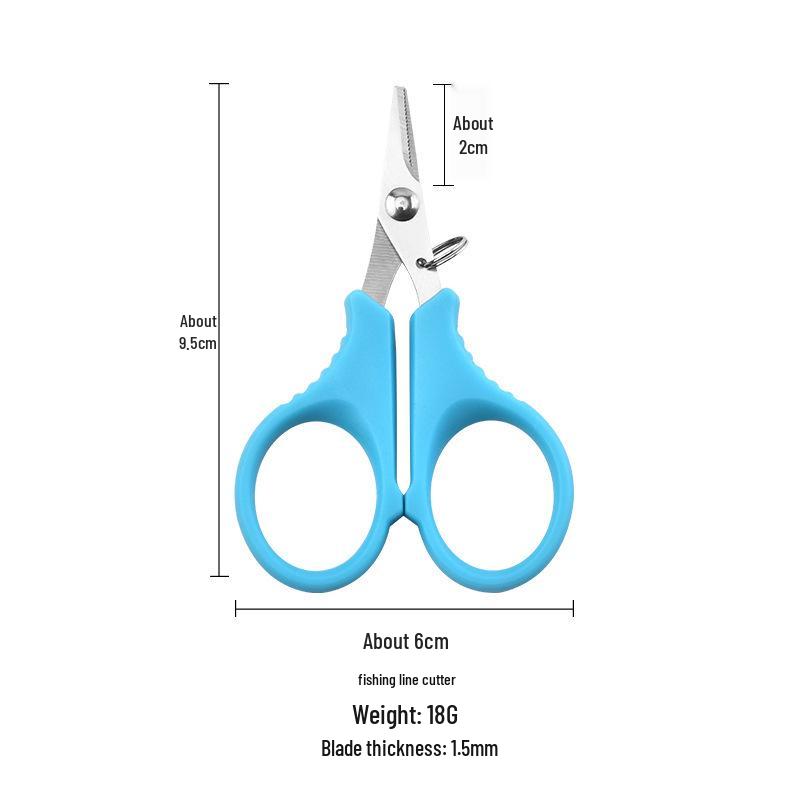 Portable Stainless Steel Mini Fishing Line Scissors - Outdoor Tackle Shears