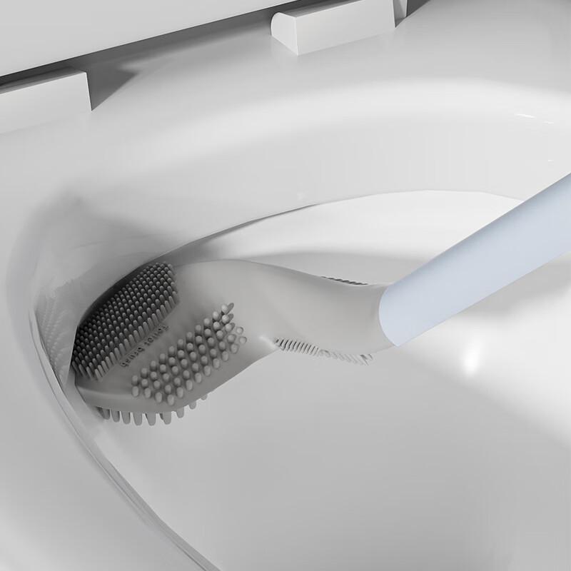 BaiJiaHaoShi Golf Style Silicone Toilet Cleaning Brush