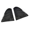 Car Rear Window Shutter For Mitsubishi Lancer EX X EVO 2008-2018 Side Vent Louver Cover Trim Accessories Carbon Fiber Style
