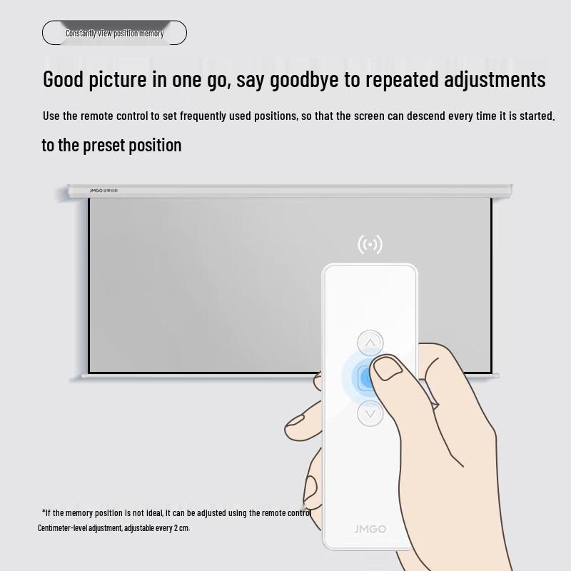 JmGO 100-inch Smart Laser Projector Screen (Floating Edition)