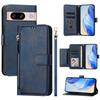 Leather Zip Wallet Card Phone Case For Google Pixel 10 9a 8 7 6 5 4a Lanyard Purse Flip Cover