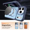 Applicable To IPhone17Pro Contrasting Color Skin Feeling Mobile Phone Case Apple 16 Lens Holder Case 15 Magnetic Charging Anti-drop