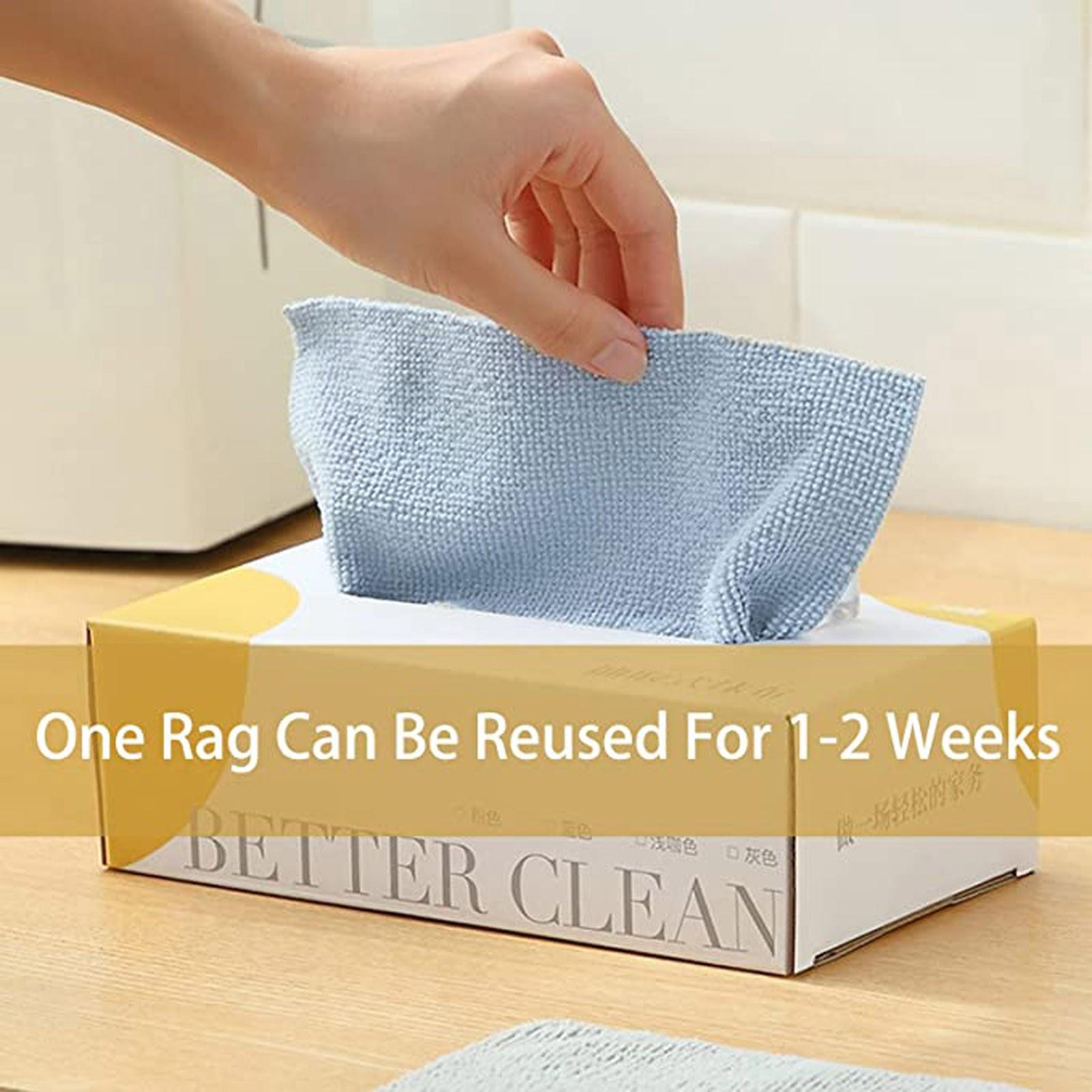 

Набор из 20 многоразовых салфеток для уборки, супервпитывающие, для уборки офиса, кухонные полотенца для мытья посуды, маслостойкие, антипригарные полотенца синий