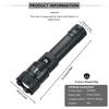 High Strong Power LED Flashlight Bright Tactical Torch with Display Light USB Charging Camping Fishing Emergency Zoom Lantern