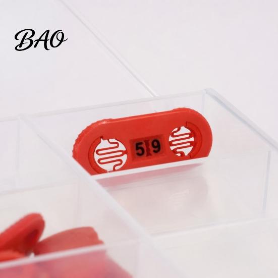 Spin Counter Lock Life Counter, 3D Printed Digital with Elastic Buckle, Two-Digit Health Number Wheel Tracker for Privacy Protection Home And