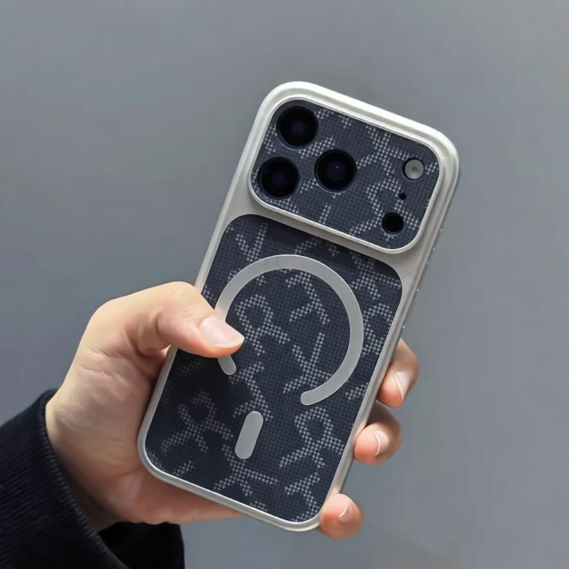 Bouton de contrôle de caméra en cuir pour coque de téléphone Magsafe pour iPhone 13 14 15 16 17 Pro Max Changement instantané vers 17 Housse Graffiti