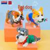 BeleDi Dog Building Blocks Toy: Children's Educational Gift & Cute Dog Model Assembly Set
