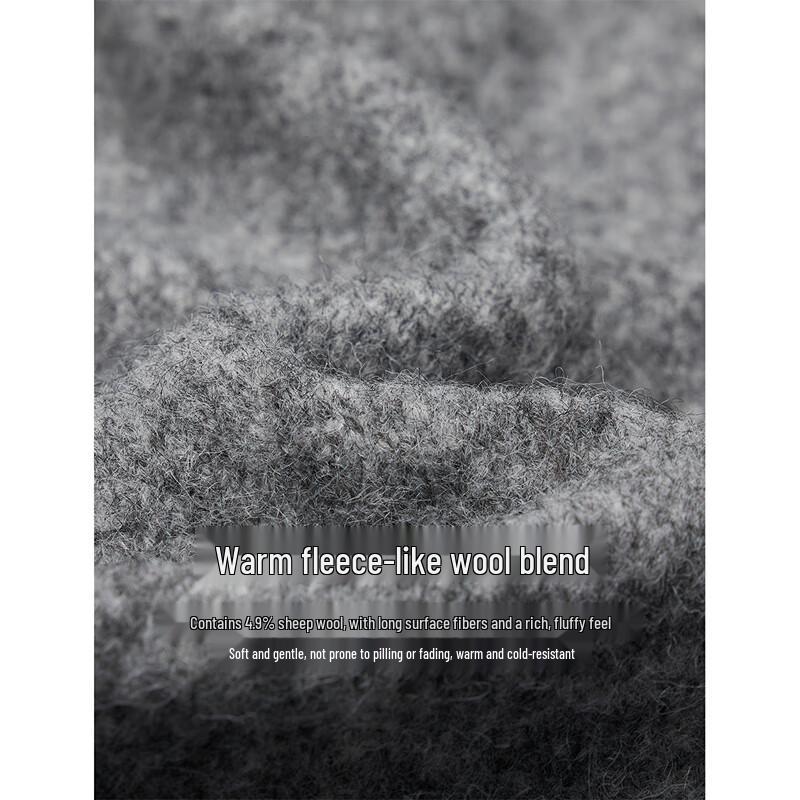 INMAN Women's Dark Heather Grey Embroidered Knit Sweater