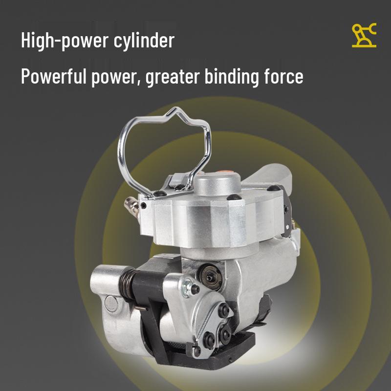 A19 Pneumatic Buckle-Free PET Plastic Strapping Machine