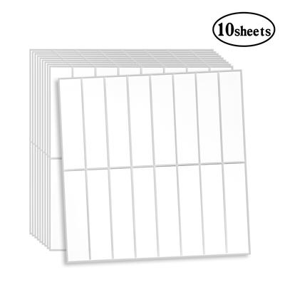 10 Sheets Self Adhesive Wall Tile Sticker Kitchen Bathroom Waterproof Thicker Wall Panel Tiles for Dly Home Wall Decoration