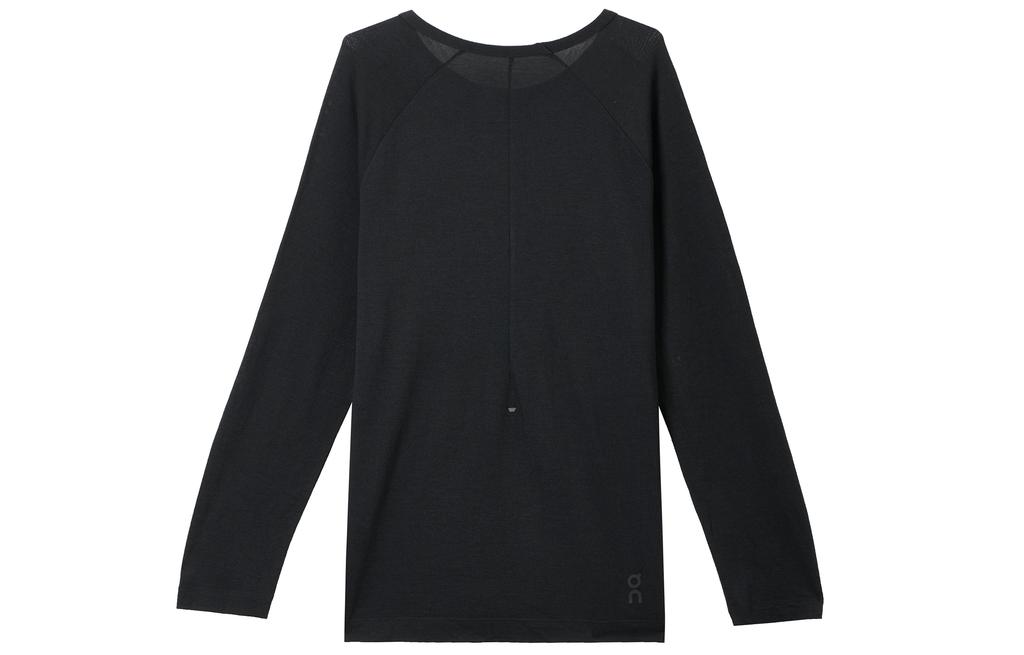 On Merino On Long T Shirt Men's Black 19300738