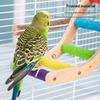 /6/8-stufige Vogelkletterleiter Vogel mattierter Stab Papageienkralle Zahnschleifstange Sitzstange Spielzeug Interaktives Vogelzubehör