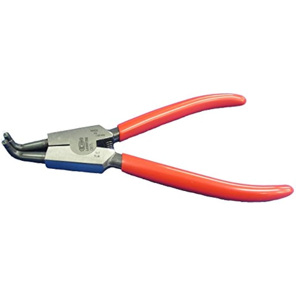 Lobtex (shrimp) OB230 snap ring pliers with curved claws for shafts