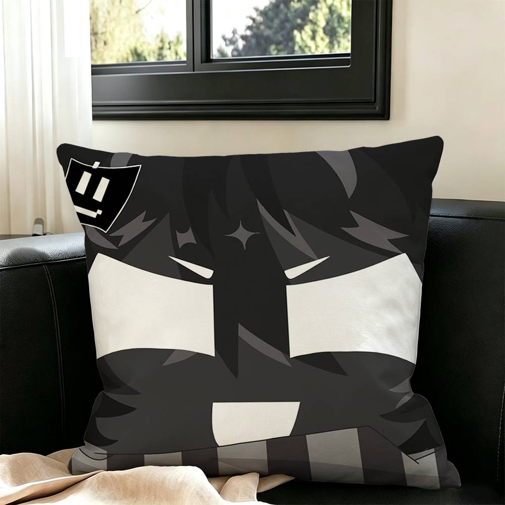 V-Verity Twixxel  Pillow Case Square Double-Sided Sofa Cushion Cover Bedroom Bedside Pillow