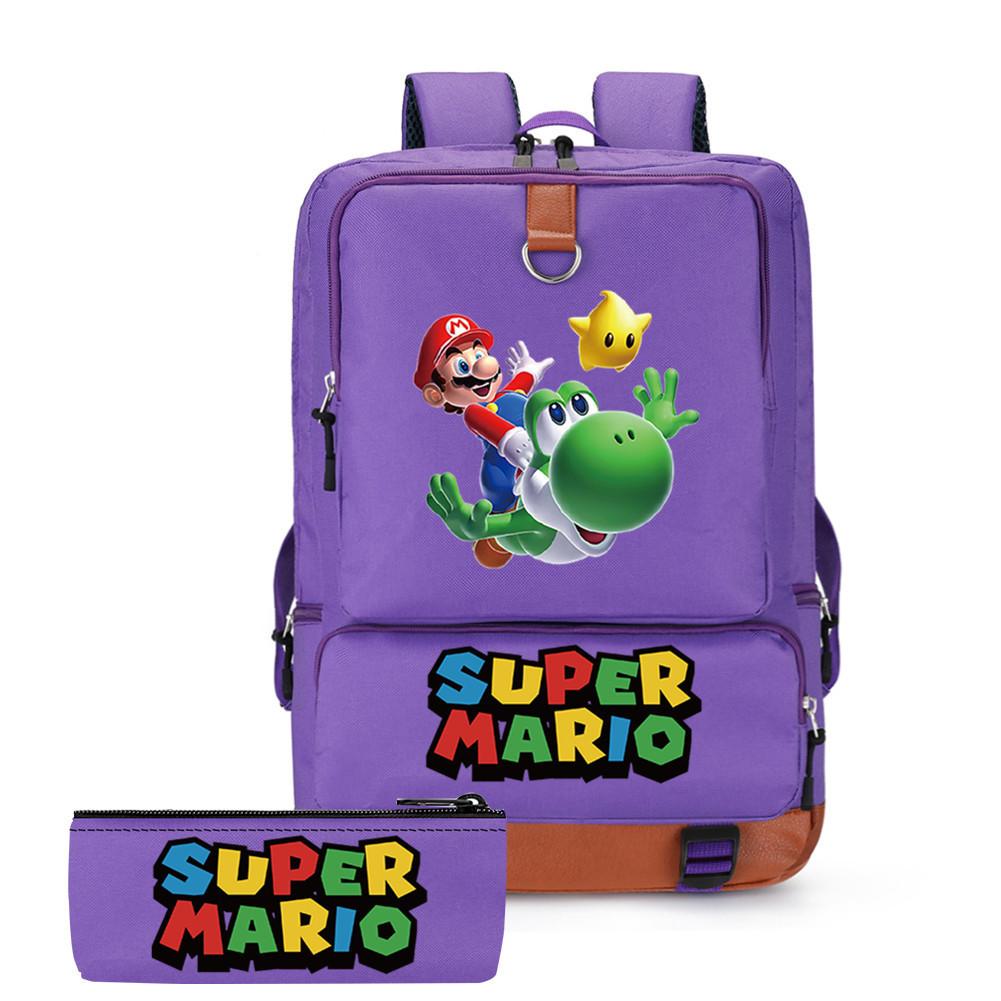 Cartoon Backpack, Primary And Secondary School Schoolbag, Backpack, Pencil Case, Two-Piece Set, Computer Bag.