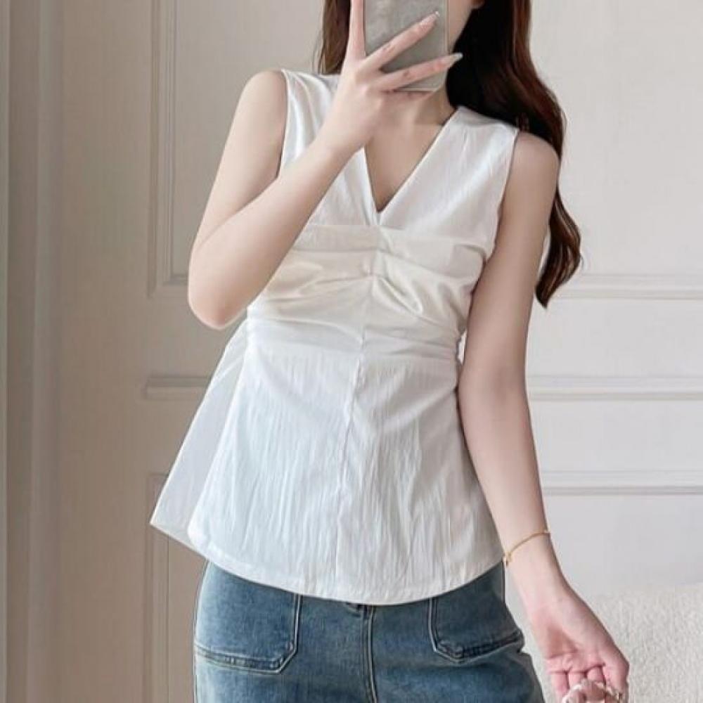 NaVaVa V Neck sleeVeless Blouse Nb2688