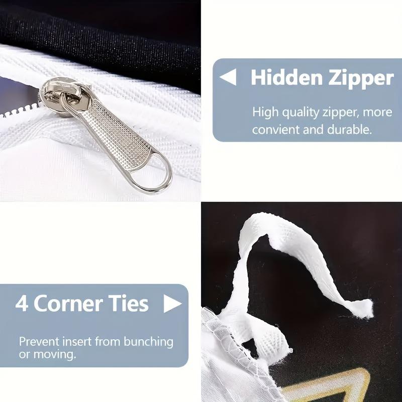 Purple Marble Gilt Series Down Quilt Set Bedding Digital Printing Three-Piece Set