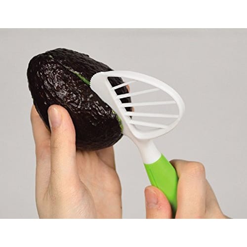 PEARL METAL Gadgetcon CC-1228 Avocado Cutter & Masher, Green, 24 x 7 x 6 cm