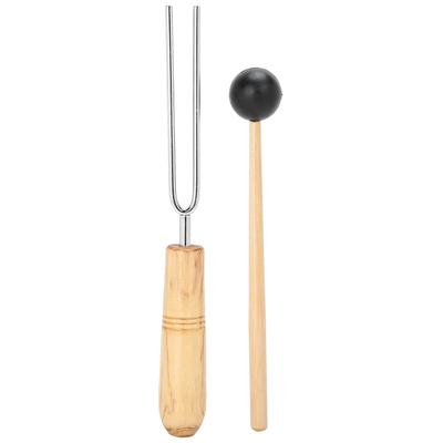 256Hz Stimmgabel mit Holzhammer für physikalisches Experiment, Lehre, Nerventest