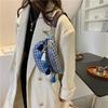 Ethnic Style Handbag Women's Textured Canvas Bag Simple Single Shoulder Crossbody Women's Bag