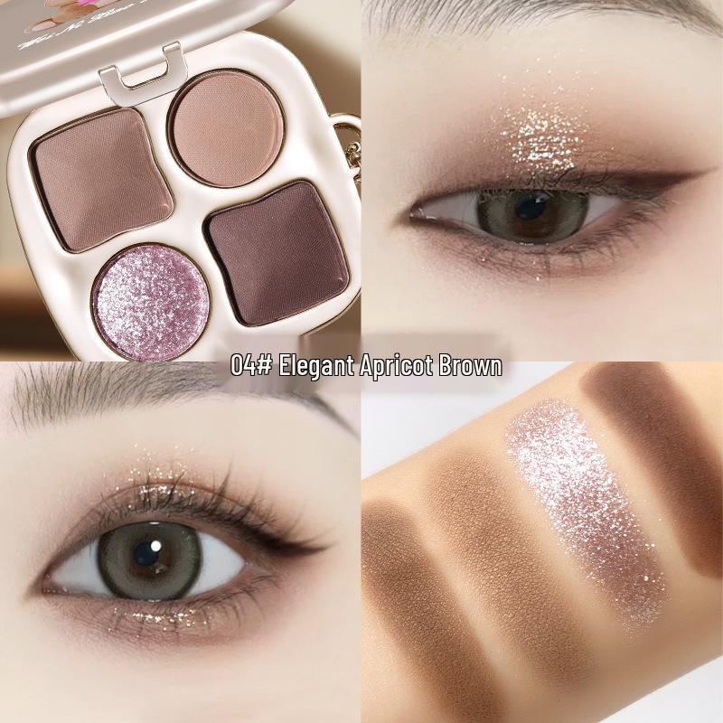 

Winnie the Pooh Secret Realm Eyeshadow Palette: Rainbow Shades in Matte, Shimmer, and Glitter for Under-eye Highlighting. 4.8g