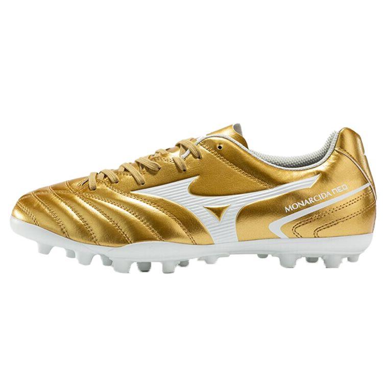 Mizuno Monarcida Neo II Round Toe Lace-Up Low Top AG (Rubber Short Studs) Synthetic Leather Slip-Resistant Durable Breathable Soccer Shoes P1GA210650